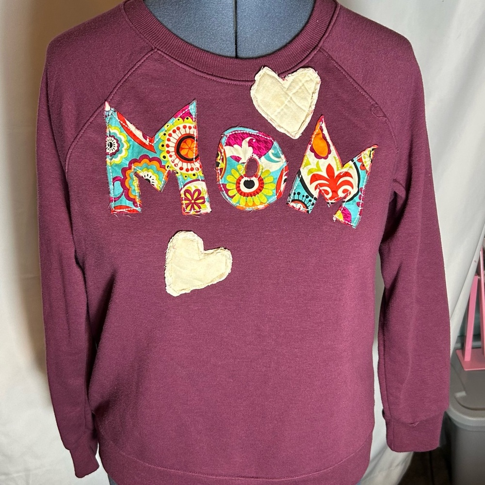 Athletic Works Purple Graphic Sweatshirt